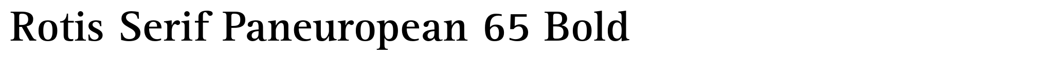 Rotis Serif Paneuropean 65 Bold image
